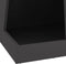 vidaXL - Vuurkorf - met - houtopslag - - - Zwart - - - 35x35x100 - cm - - - Staal