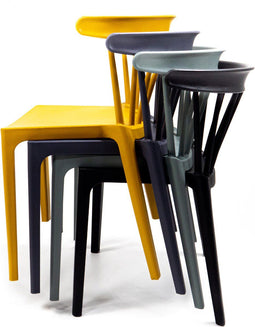 Windson Stapelstoel Wit - SET VAN 4