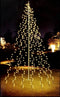 Vlaggenmast verlichting - 192 LED's - 208 cm hoog - Warm wit licht - Waterdicht