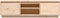 vidaXL - Tv-meubel - 140x35x40 - cm - massief - grenenhout