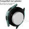 imoshion Screenprotector - Geschikt voor Samsung Galaxy Watch 4 44mm - Full Cover Hard Case / Beschermend Hoesje - Donkergroen