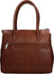 Gigi Fratelli Dames Leren Schoudertas iPad Romance Business ROM8005 Brandy