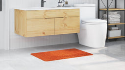 vidaXL - Badmat - Rechthoekig - Oranje - 60x90 - cm - Polypropeen - Antislip