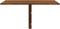 VDXL Wandtafel inklapbaar 100x60x56 cm bewerkt hout bruineiken
