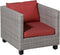 Madison - Lounge profi-line outdoor Manchester red - 73x73 - Rood