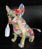 J-Line tafellamp Bulldog Pop-Art - polyresin - mix