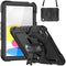 Accezz Rugged Backcover - iPad 10.9 (2022) - Schouderstrap en screenprotector - Zwart