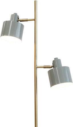 Dyberg Larsen Ocean - Vloerlamp - 2 lichtpunten - Olive/Brass