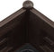 vidaXL - Plantenbak - verhoogd - 100x43x35 - cm - PP - mokka