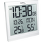 WS 8015 white - radio wall clock