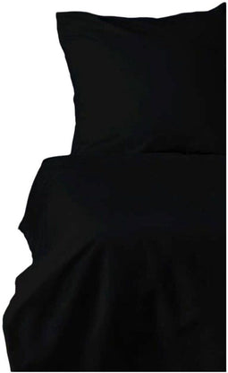 Dekbedovertrek set - 3 Onderdelen - 100% Katoen - Zwart (3 stuks)