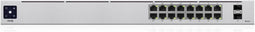 Ubiquiti UniFi USW-16-POE - Fully Managed Netwerkswitch - 16 poorten - 8 PoE+ poorten - 2 SFP poorten