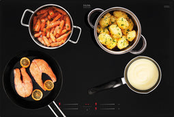 ETNA KI577ZT - Inductie kookplaat - 77 cm breed - Boostfunctie - Zwart