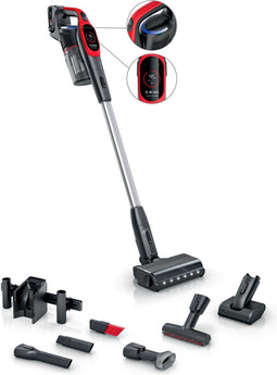 Bosch Unlimited 9 - Steelstofzuiger - ProAnimal MicroClean Technologie - Rood