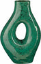 Mica Decorations Vaas Darla - 23.5x11.5x36 cm - Keramiek - Groen