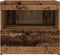 vidaXL - Nachtkastje - met - LED-verlichting - Oud - Hout - 50x40x45 - cm
