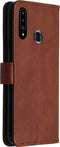 iMoshion Hoesje Geschikt voor Samsung Galaxy A20s Hoesje Met Pasjeshouder - iMoshion Luxe Bookcase - Bruin