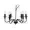 Plafondlamp Home ESPRIT Zwart Metaal 25 W 54 x 54 x 46 cm