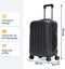 Pathsail® Handbagage Koffer - 40L - Lichtgewicht - TSA slot & 360 graden spinner wielen - Zwart