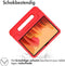 imoshion Tablet Hoes Kinderen Geschikt voor Samsung Galaxy Tab A7 - imoshion Kidsproof Backcover met handvat - Rood /Rood