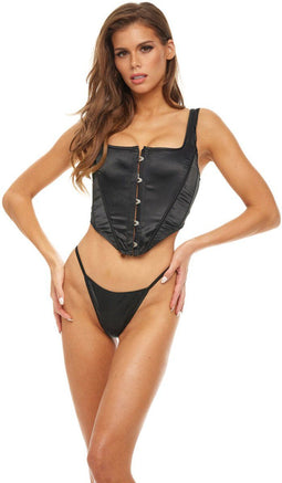 Ondergoed Set Bombshell Boudoir Zwart (S)