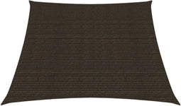 vidaXL - Zonnezeil - 160 - g/m² - 4/5x3 - m - HDPE - bruin