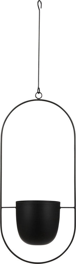Mica Decorations Dexter Hangpot - L24 x B14 x H83 cm - Zwart