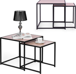 Nesttafels lofoten design - set van 2 - salontafels - 50 x 40 cm