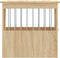 vidaXL - Hondenbench - 45x62x59 - cm - bewerkt - hout - sonoma - eikenkleurig
