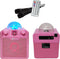 N-GEAR Disco Block 410 - Bluetooth Speaker - Karaoke Set met 2 Microfoons - Roze (2 stuks)