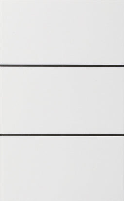 D117 - Bedrade opbouwgong - 80dB - Wit