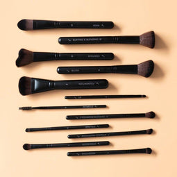 Eco By Sonya - Superior Vegan Brush Collection - 12-delig - Zwart