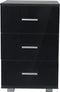 VDD - Nachtkastje - 3 lades 63 cm hoog - Zwart