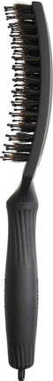 Olivia Garden Fingerbrush M - Haarborstel - Uniek handvormig ontwerp - Zwart