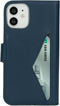 Mobiparts iPhone 12 Mini - Classic Wallet Case - Ruimte voor pasjes - Blauw