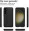 imoshion Hoesje Geschikt voor Samsung Galaxy S23 Hoesje - Ruimte voor 2 pasjes - imoshion Backcover met pasjeshouder - Zwart