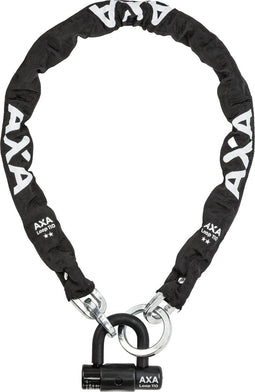 AXA Loop 110 - Kettingslot - ART 2 - Gehard staal - 110 cm - 9,5 mm - Zwart