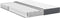 vidaXL - Pocketvering - Ligmatras - - - Donkergrijs, - Middelhard, - 140x190x20 - cm, - Stof