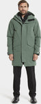 Didriksons Roland - Heren Parka - Normale pasvorm - Groen (S)