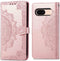 imoshion Hoesje Geschikt voor Google Pixel 8a Hoesje Met Pasjeshouder - imoshion Mandala Bookcase - Rosé Goud