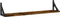 vidaXL - Wandschappen - 2 - st - 80x15x15,5 - cm - bewerkt - hout - gerookt - eiken