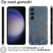 imoshion Hoesje Geschikt voor Samsung Galaxy S24 Hoesje Siliconen - imoshion Design hoesje - Meerkleurig / Blue Graphic