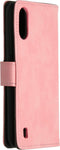 iMoshion Hoesje Geschikt voor Samsung Galaxy A01 Hoesje Met Pasjeshouder - iMoshion Luxe Bookcase - Roze