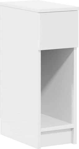 vidaXL - Nachtkastje - met - lade - 20x36x60 - cm - wit