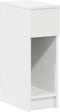 vidaXL - Nachtkastje - met - lade - 20x36x60 - cm - wit