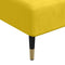 vidaXL - Chaise - longue - fluweel - geel