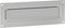 Burg Wächter 32480 PORTA 796 SI Brievenbusgleuf Aluminium, Plaatstaal Zilver