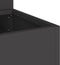 vidaXL - Tuinbak - 3-laags - 90x90x35 - cm - Zwart - Staal