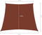 vidaXL - Zonnezeil - trapezium - 3/5x4 - m - oxford - stof - terracottakleurig