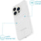 iMoshion Hoesje Geschikt voor iPhone 14 Pro Hoesje Met Pasjeshouder - iMoshion Softcase Backcover met pashouder - Transparant